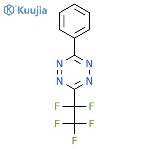 1,2,4,5-Tetrazine, 3-(pentafluoroethyl)-6-phenyl- structure