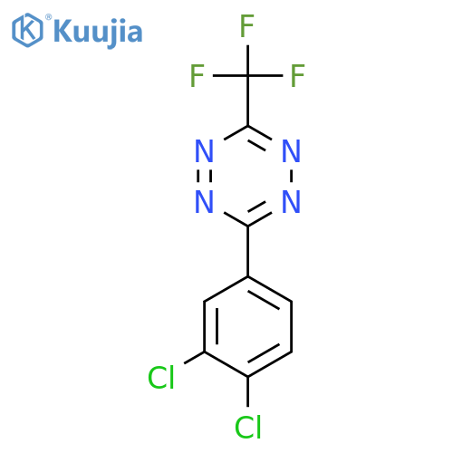 1,2,4,5-Tetrazine, 3-(3,4-dichlorophenyl)-6-(trifluoromethyl)- structure