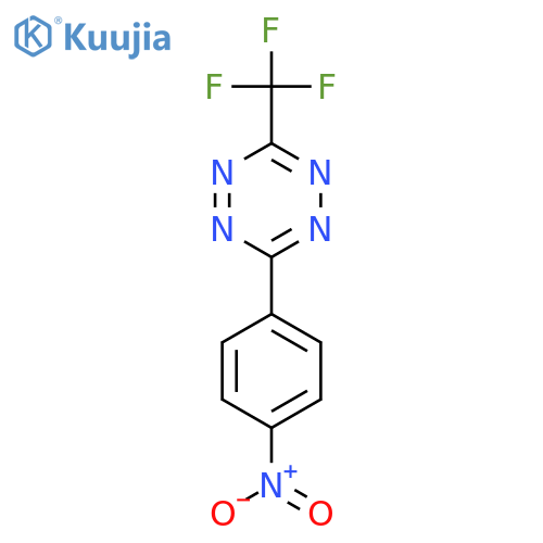 1,2,4,5-TETRAZINE, 3-(4-NITROPHENYL)-6-(TRIFLUOROMETHYL)- structure