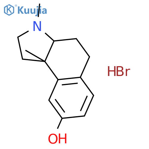 (3aR,9bS)-3,9b-dimethyl-2,3,3a,4,5,9b-hexahydro-1H-benzo[e]indol-8-ol hydrobromide structure