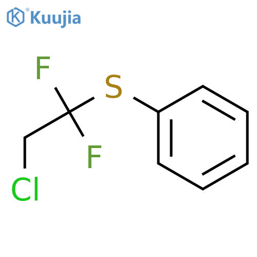 BENZENE, [(2-CHLORO-1,1-DIFLUOROETHYL)THIO]- structure