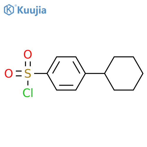 4-Cyclohexylbenzene-1-sulfonyl chloride structure