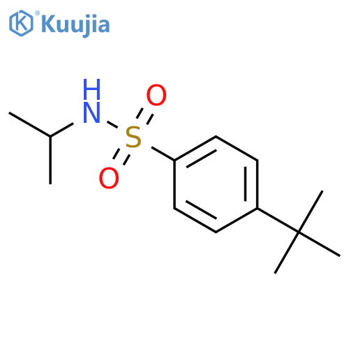 4-tert-butyl-N-(propan-2-yl)benzene-1-sulfonamide structure