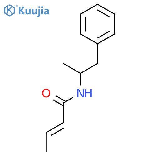 2-BUTENAMIDE, N-(1-METHYL-2-PHENYLETHYL)- structure