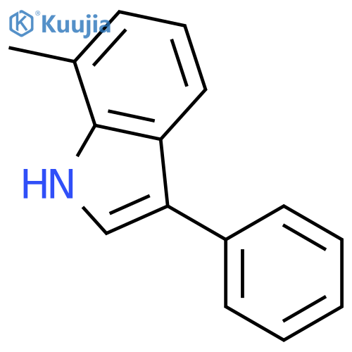 1H-INDOLE, 7-METHYL-3-PHENYL- structure