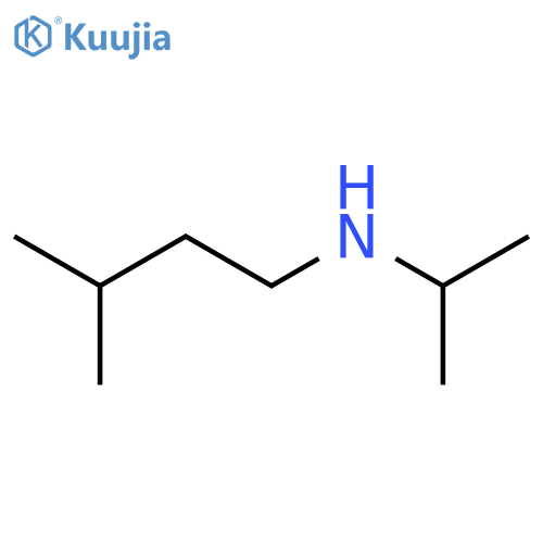 (3-methylbutyl)(propan-2-yl)amine structure