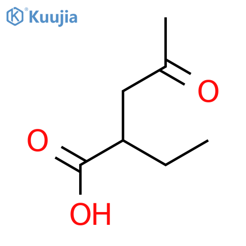 Pentanoic acid, 2-ethyl-4-oxo- structure