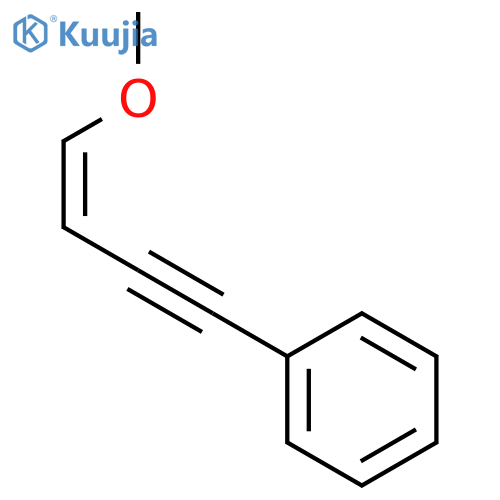 BENZENE, [(3Z)-4-METHOXY-3-BUTEN-1-YNYL]- structure