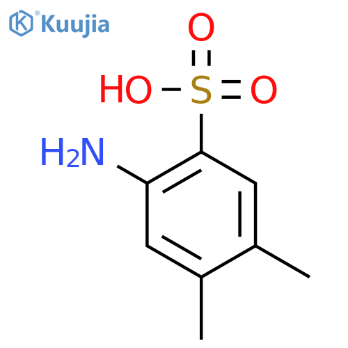 3,4-Dimethylaniline-6-sulfonicacid structure