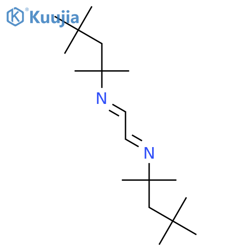 2-PENTANAMINE, N,N'-1,2-ETHANEDIYLIDENEBIS[2,4,4-TRIMETHYL- structure