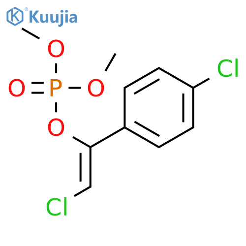 Phosphoric acid, 2-chloro-1-(4-chlorophenyl)ethenyl dimethyl ester structure