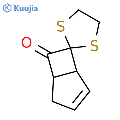 Spiro[bicyclo[3.2.0]hept-3-ene-6,2'-[1,3]dithiolan]-7-one structure