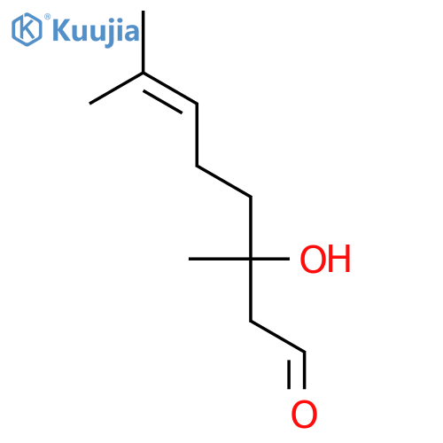 6-OCTENAL, 3-HYDROXY-3,7-DIMETHYL- structure
