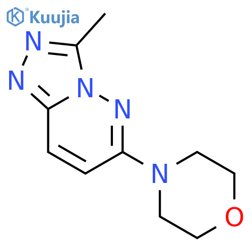 3-methyl-6-(morpholin-4-yl)[1,2,4]triazolo[4,3-b]pyridazine structure