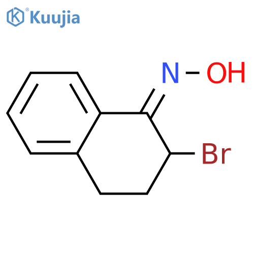 1(2H)-Naphthalenone, 2-bromo-3,4-dihydro-, oxime structure
