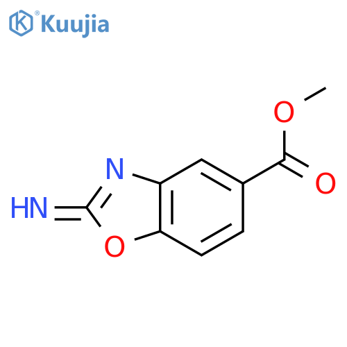 2-Amino-5-benzoxazolecarboxylic Acid Methyl Ester structure