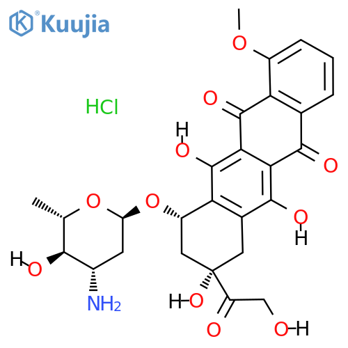 Epirubicin hydrochloride structure
