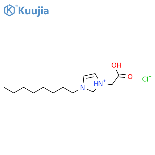 1H-Imidazolium, 1-(carboxymethyl)-3-octyl-, chloride structure