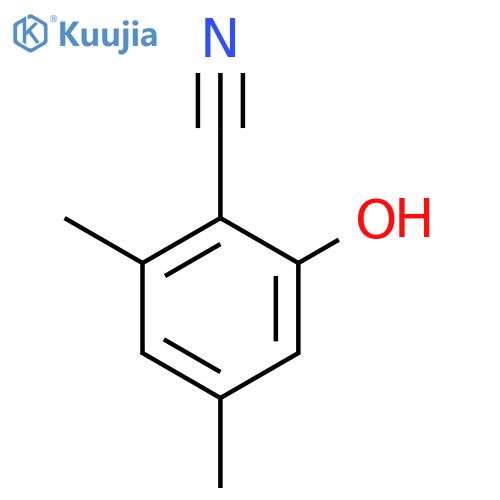Benzonitrile,2-Hydroxy-4,6-dimethyl structure