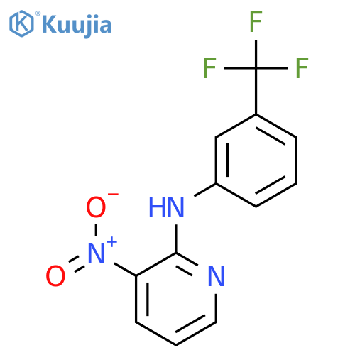 2-Pyridinamine, 3-nitro-N-[3-(trifluoromethyl)phenyl]- structure