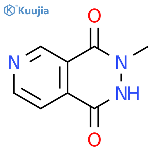 2,3-dihydro-3-methyl-Pyrido[3,4-d]pyridazine-1,4-dione structure