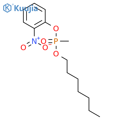 heptyl 2-nitrophenyl methylphosphonate structure