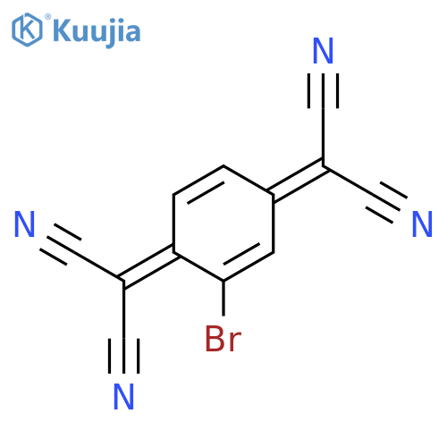 Propanedinitrile, 2,2'-(2-bromo-2,5-cyclohexadiene-1,4-diylidene)bis- structure