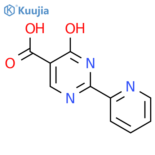4-Hydroxy-2-(2-pyridinyl)-5-pyrimidinecarboxylic Acid structure