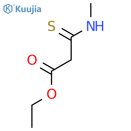Propanoic acid, 3-(methylamino)-3-thioxo-, ethyl ester structure
