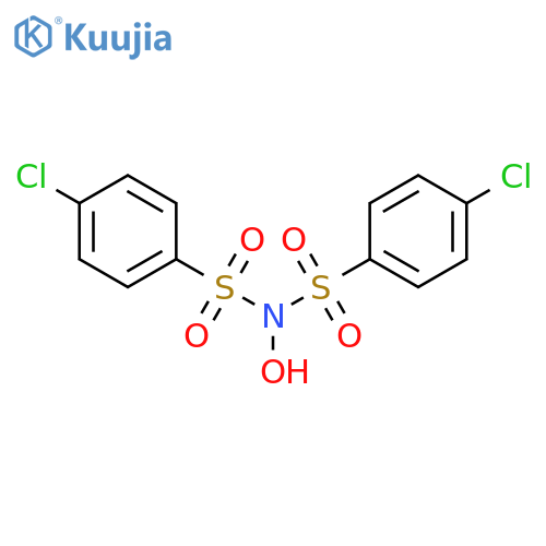 Benzenesulfonamide, 4-chloro-N-[(4-chlorophenyl)sulfonyl]-N-hydroxy- structure