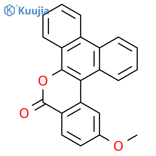10H-BENZO[D]PHENANTHRO[9,10-B]PYRAN-10-ONE, 13-METHOXY- structure