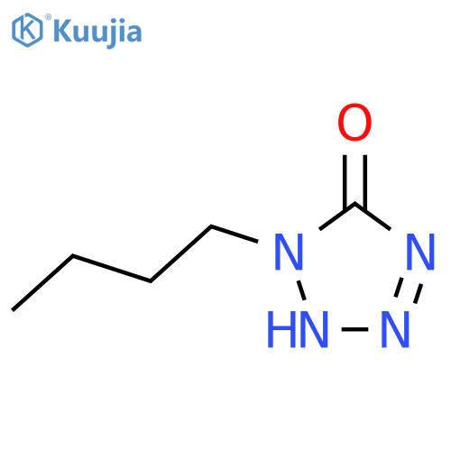 5H-Tetrazol-5-one, 1-butyl-1,2-dihydro- structure