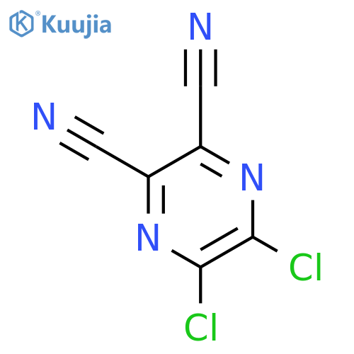 dichloropyrazine-2,3-dicarbonitrile structure
