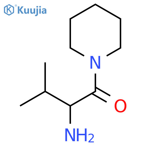 [2-Methyl-1-(piperidin-1-ylcarbonyl)propyl]amine hydrochloride structure