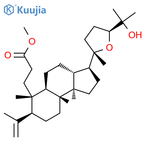 3,4-Secodammar-4(28)-en-3-oic acid, 20,24-epoxy-25-hydroxy-,methyl ester, (24R)- structure