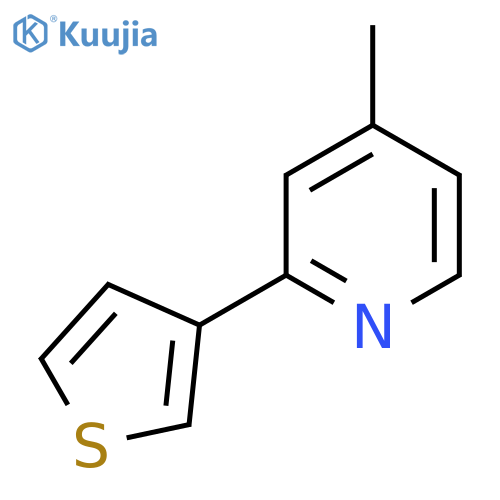 4-Methyl-2-(3-thienyl)pyridine structure