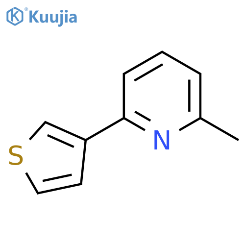2-Methyl-6-(3-thienyl)pyridine structure