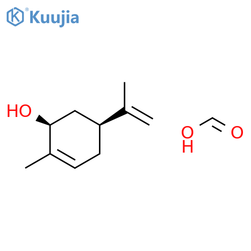 2-Cyclohexen-1-ol, 2-methyl-5-(1-methylethenyl)-, formate, cis- structure