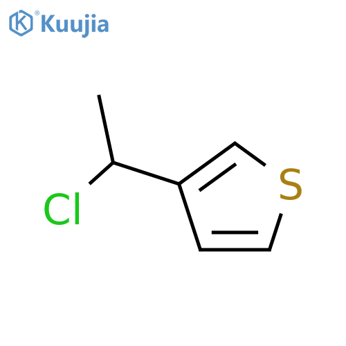 Thiophene, 3-(1-chloroethyl)- structure