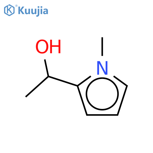 1-(1-methyl-1H-pyrrol-2-yl)ethan-1-ol structure