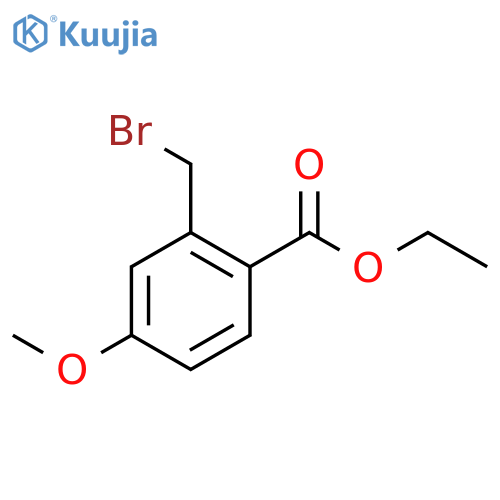 Ethyl 2-(bromomethyl)-4-methoxybenzoate structure