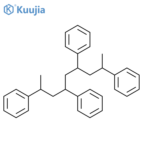 Benzene, 1,1',1'',1'''-(1,7-dimethyl-1,3,5,7-heptanetetrayl)tetrakis- structure