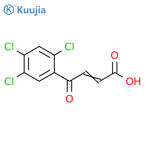 2-Butenoic acid, 4-oxo-4-(2,4,5-trichlorophenyl)- structure