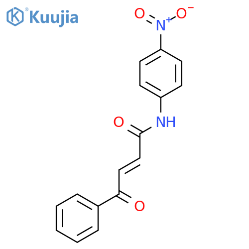 2-BUTENAMIDE, N-(4-NITROPHENYL)-4-OXO-4-PHENYL- structure