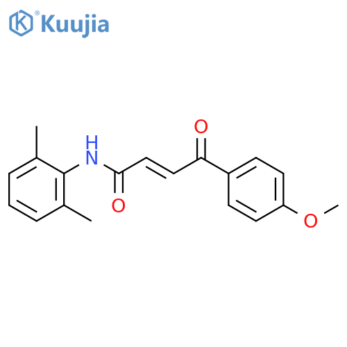 2-Butenamide, N-(2,6-dimethylphenyl)-4-(4-methoxyphenyl)-4-oxo- structure