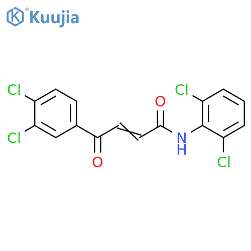 2-Butenamide, N-(2,6-dichlorophenyl)-4-(3,4-dichlorophenyl)-4-oxo- structure