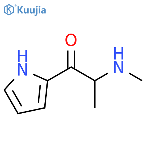 1-Propanone, 2-(methylamino)-1-(1H-pyrrol-2-yl)- structure
