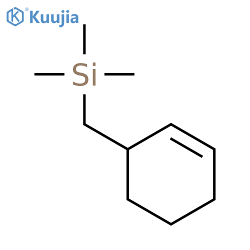 Silane, (2-cyclohexen-1-ylmethyl)trimethyl- structure