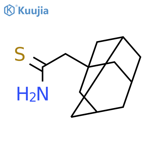 2-(adamantan-1-yl)ethanethioamide structure