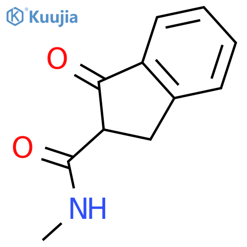 1H-Indene-2-carboxamide, 2,3-dihydro-N-methyl-1-oxo- structure